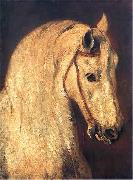 Piotr Michalowski Studium of Horse Head oil on canvas